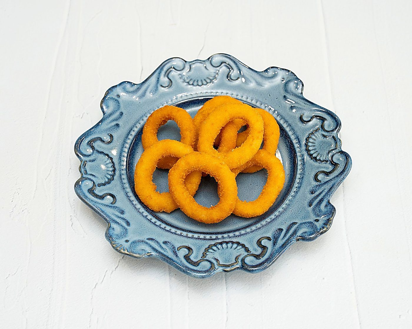 Crisp Calamari and Onion Rings